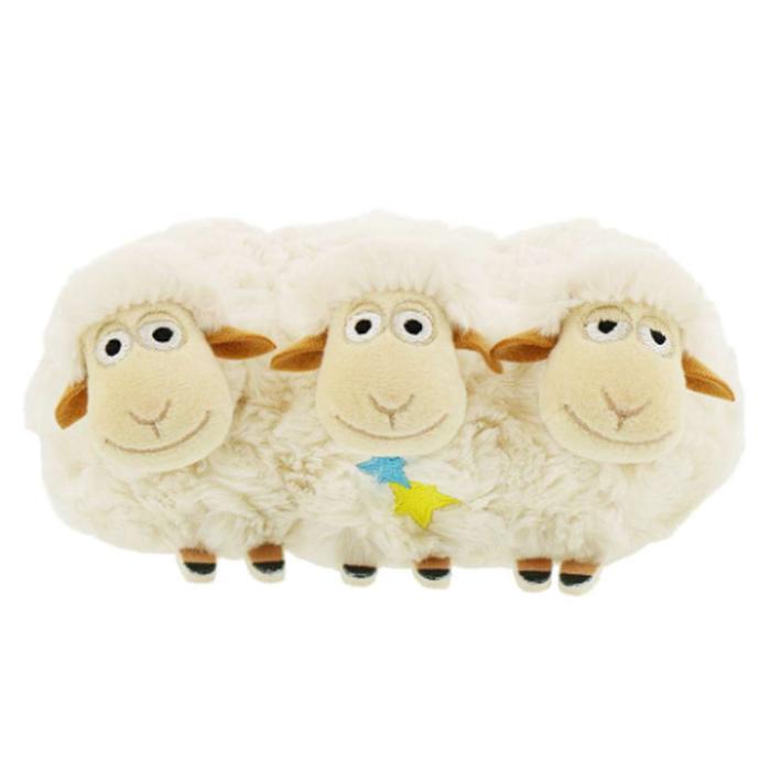 Small Fluffy Plush Each 20cm Trio Goat 