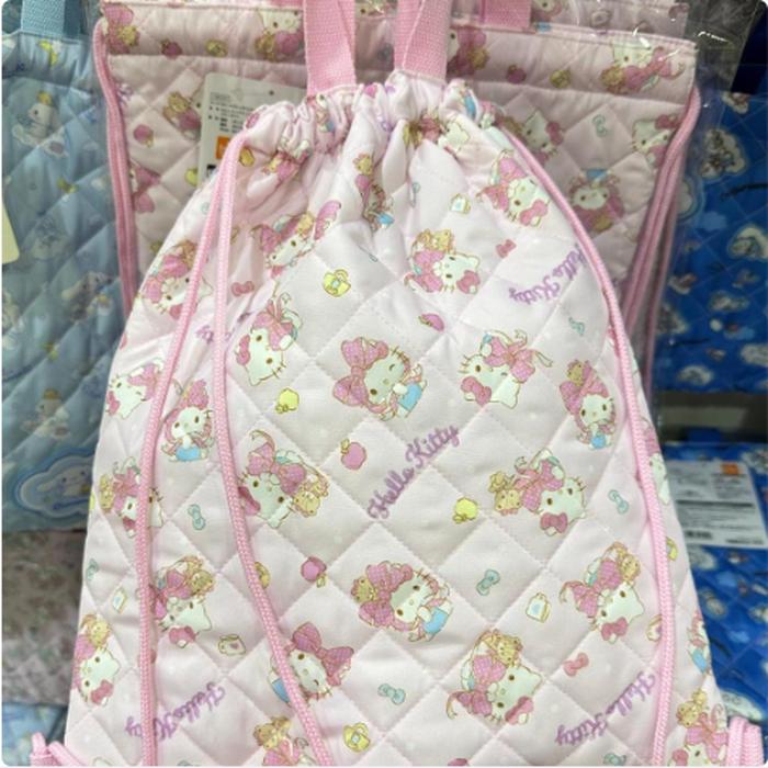 Sanrio Multifunctional Drawstring Bags. Can for School / Sportswear / Lunchbox
