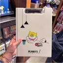 White Snoopy Clipper Board Or Conduct For Writing 