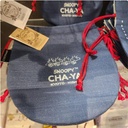 Snoopy Pouch With Denim Drawstring 