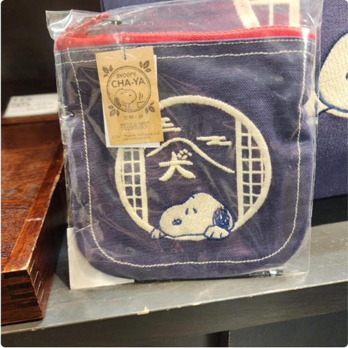 Snoopy Pouch Denim