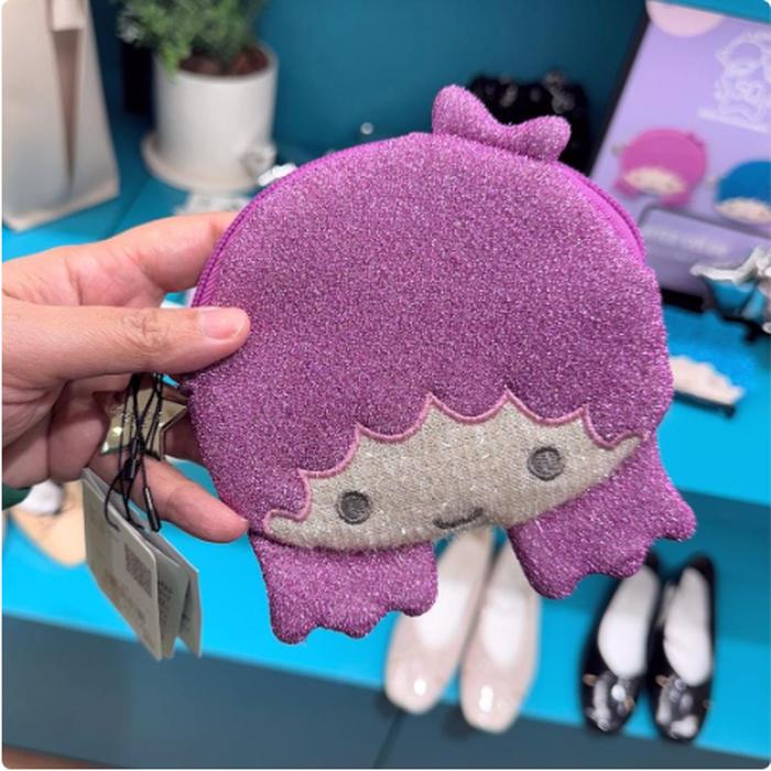 Lala Face Shape Flat Pink Pouch