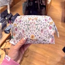 Liberty Print Wire Pouch Ivory