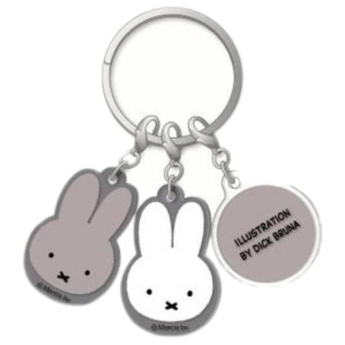 Miffy Acrylic Keychain Black