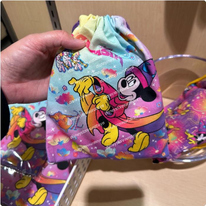 Mickey Fantasia Pouch Drawstring Motive A
