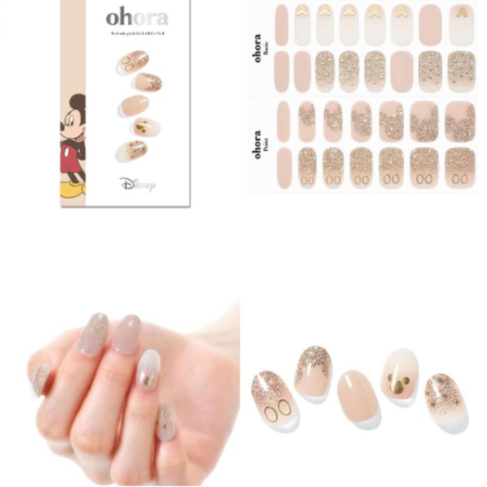 Ohora Mickey Nail Stickers, Semi-cured Gel Nails 