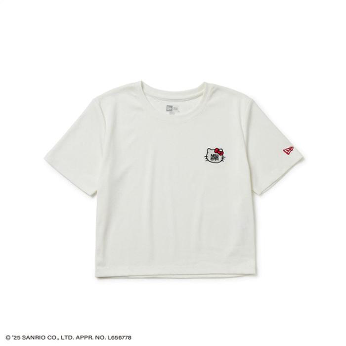 Hello Kitty X Era Mini Tshirt White, Cotton Material Size S Bust 83 Cm Long 46 Cm, Size M Bust 87 Cm Long 48 Cm