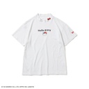 Golf - Women's Short Sleeve Mid Neck T -shirt Hello Kitty White. Size S Bust 92 Cm, Size M Bust 96 Cm, Size L Bust 100 Cm