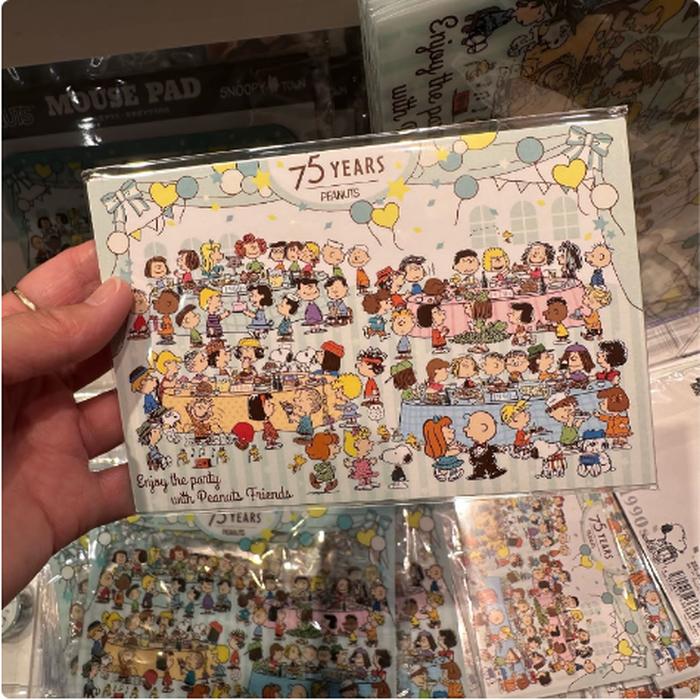Postcard Snoopy Town 75th Set 5 Pcs