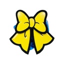 Scrunchies Yellow Ribbon 