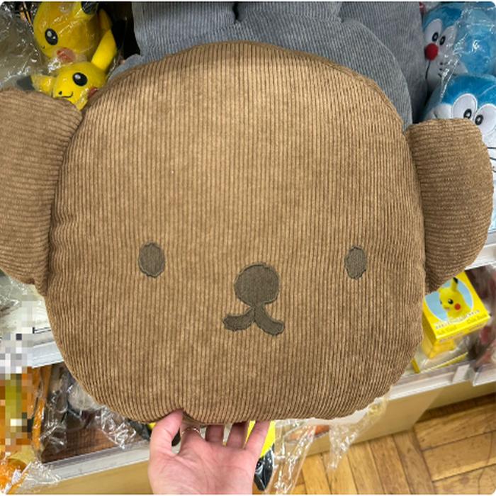 Boris Cushion Corduroy Brown Size is big