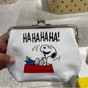 Pouch Cosmetic Gamaguchi White