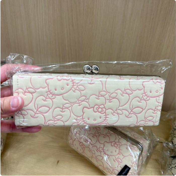 Hello Kitty Puffy Glasses Case Pink