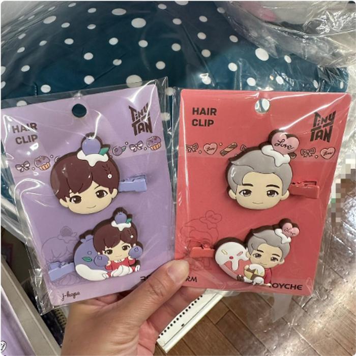 Hair Clip Bt21 Tiny Tan