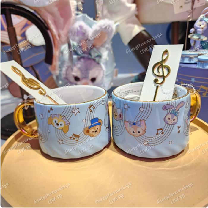 Ceramic Cup with Spoon Music 