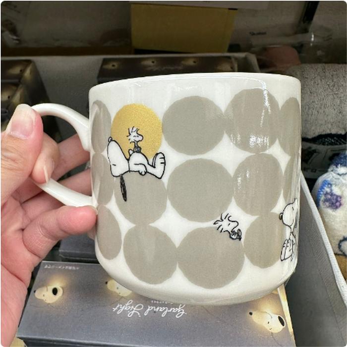 Snoopy Mug Ceramic Gray