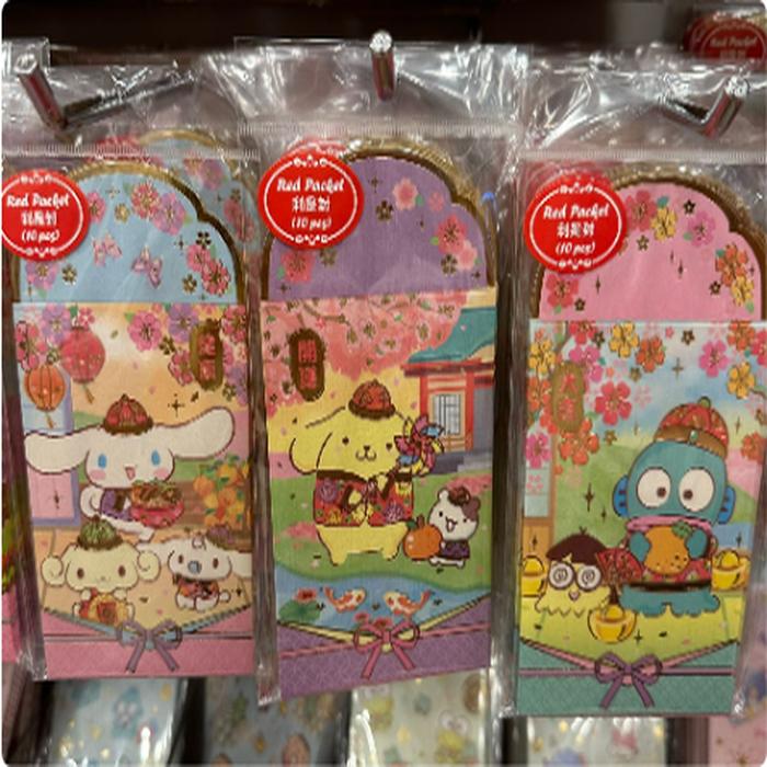 Angpau Sanrio Set Contents 10 Pcs 