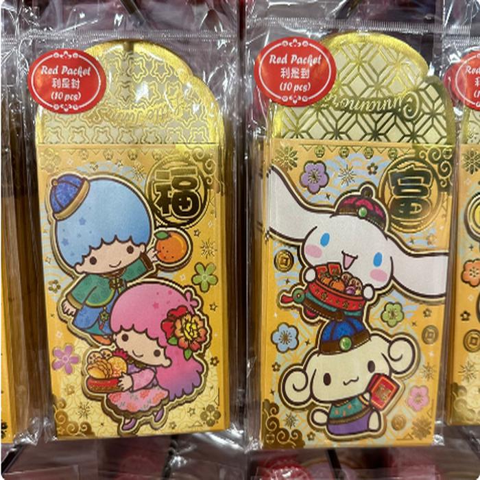 Angpau Sanrio Set Contents 10 Pcs 