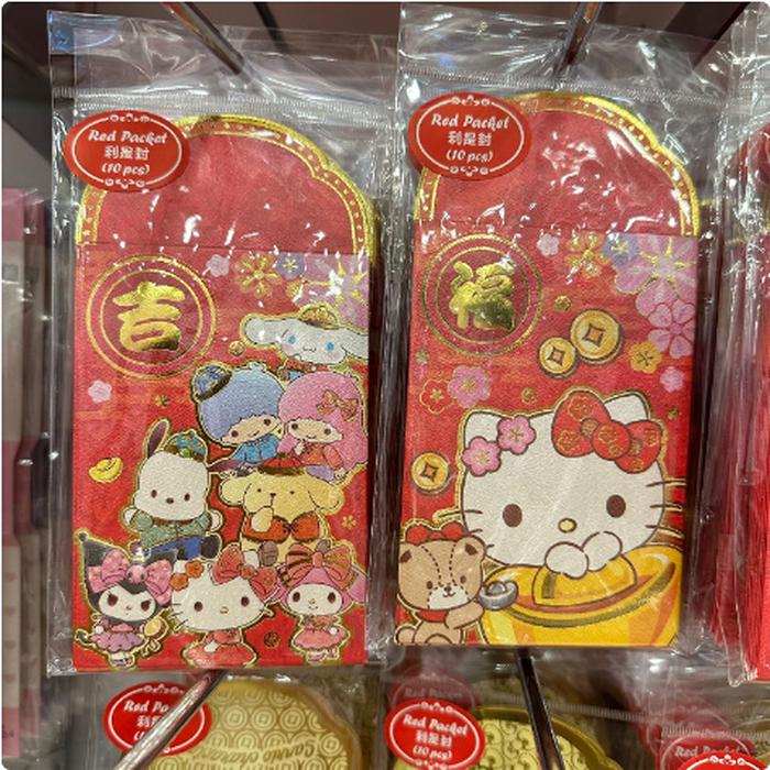 Angpau Sanrio Set Contents 10 Pcs 