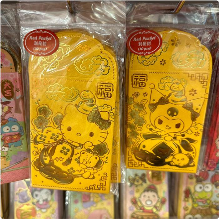 Angpau Sanrio Set Contents 10 Pcs 
