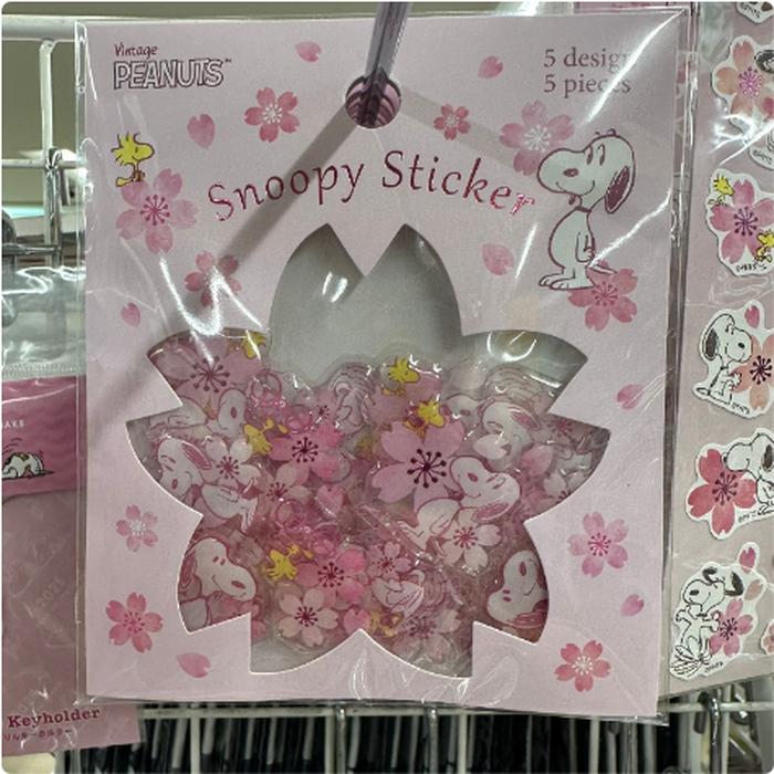 Sakura Snoopy Sticker