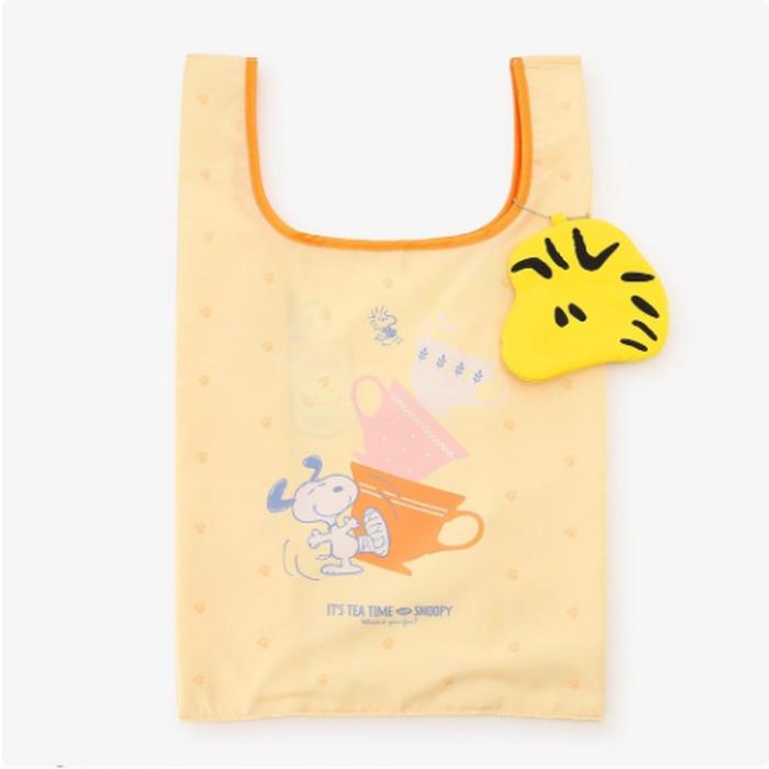 Woodstock Shopping Bag with Pouch set Yellow