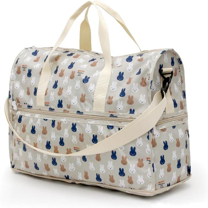 Miffy Gray Travel Bag, size 30X45X18 cm