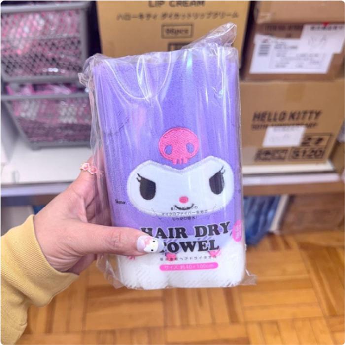 Hair Dry Towel Microfiber Kuromi