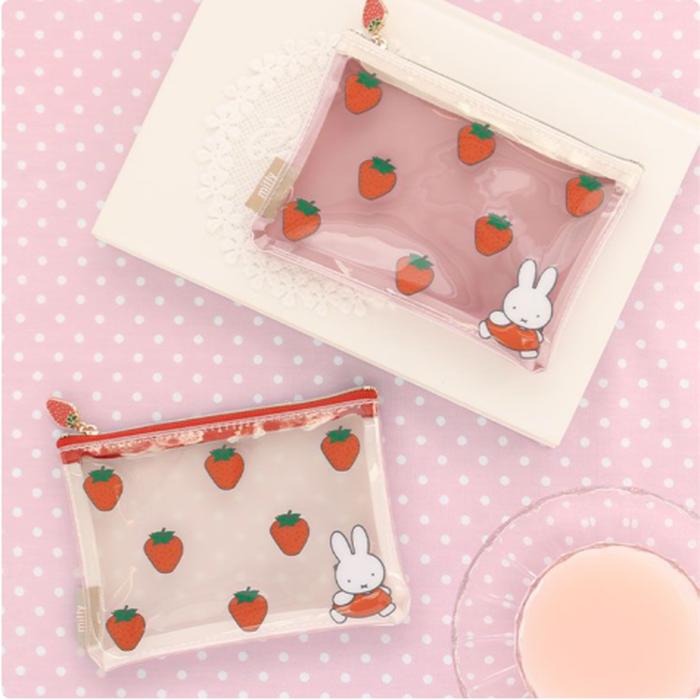 PVC MIFFY pouch 🍓 Size 9.5x13.5 cm 