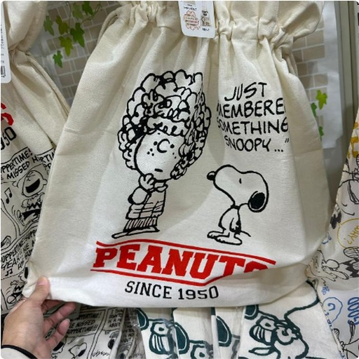 [24/1/2025-09.28-140] Snoopy 2 way Canvas Bag