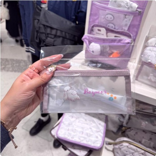 [24/1/2025-13.28-290] Travel Sets Baymax Purple contains Toothbrush, Toothpaste and Pouch