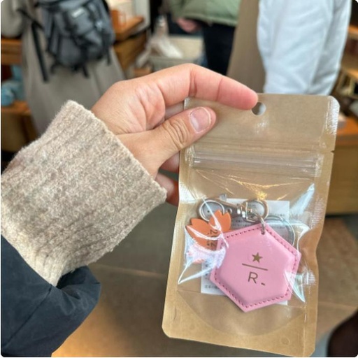 [28/02/2025-12:12-600] Leather Keychain Sakura 