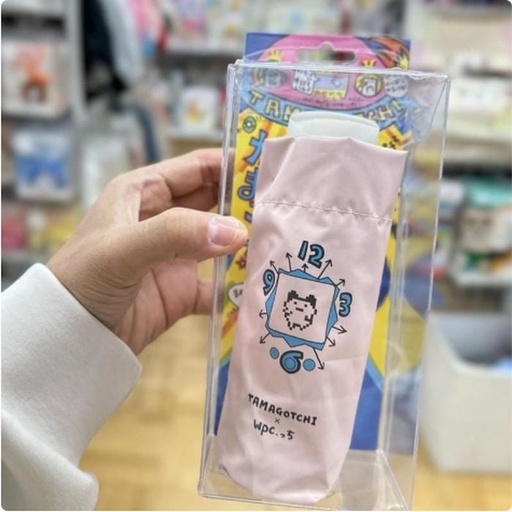 [3/6/2025-18:11-430] Folding Umbrella Wpc X Tamagotchi Pink