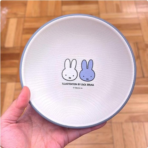 [3/7/2025-13:01-265] Miffy Small Plate Gray, Diameter 15 Cm
