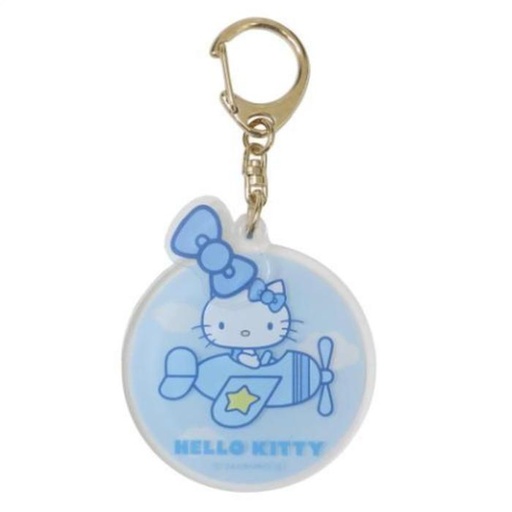 [3/8/2025-18:53-140] Hello Kitty Acrylic Keychain Airplane