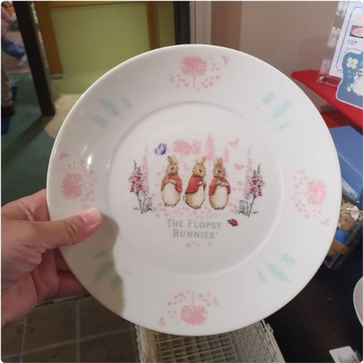 [3/11/2025-15:49-330] Flopsy Plate Ceramic Blue - Made In Japan (can Enter Microwave & Dishwasher)