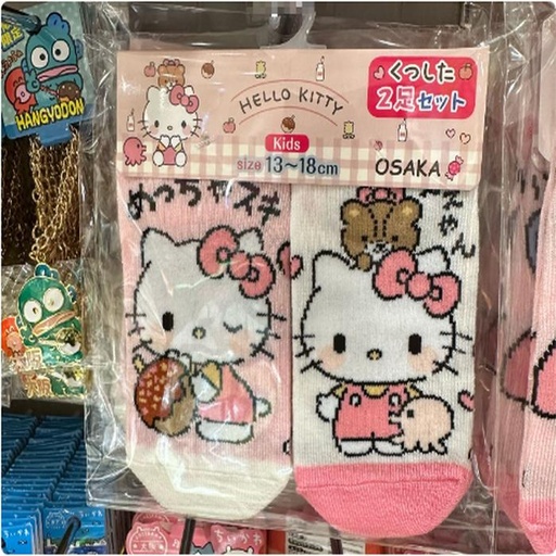 [3/12/2025-17:18-190] Socks Kids Hello Kitty Osaka Size 13 - 18 Cm