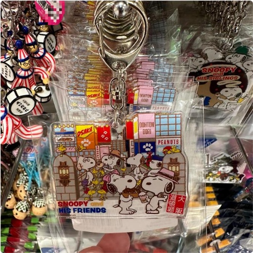 [3/12/2025-18:25-120] Keychain Acrylic Snoopy Osaka