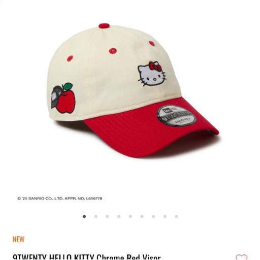 [3/15/2025-08:52-680] Hello Kitty X Era Cap Red. Ads Size: SM / ML / LXL