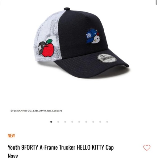 [3/15/2025-09:01-660] Hello Kitty X Era Cap Rhinestone Navy