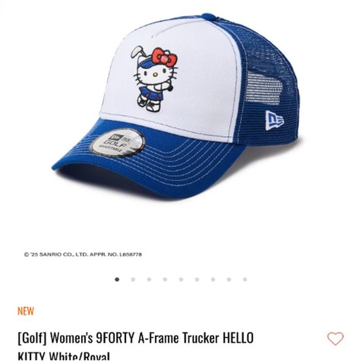 [3/15/2025-09:13-670] Golf Women Hello Kitty X Era Cap Blue