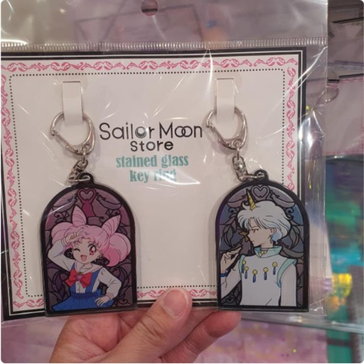 [3/15/2025-16:08-285] Sailormoon Stained Glass Keyring Set 2 Pcs