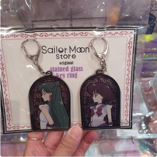 [3/15/2025-16:09-285] Sailormoon Stained Glass Keyring Set 2 Pcs