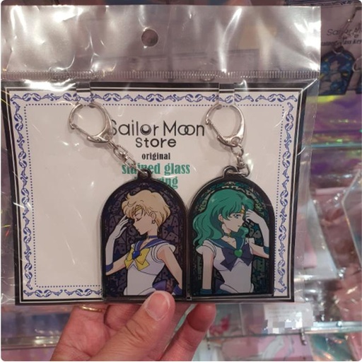 [3/15/2025-16:09-285] Sailormoon Stained Glass Keyring Set 2 Pcs