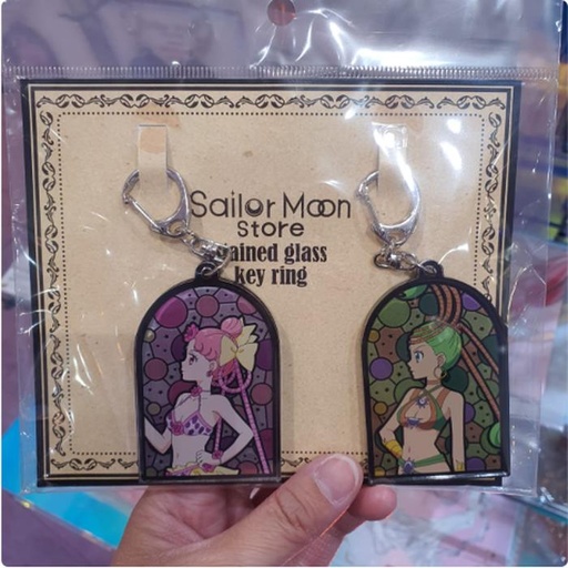 [3/15/2025-16:09-285] Sailormoon Stained Glass Keyring Set 2 Pcs 