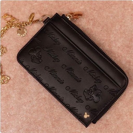 [16/03/2025-13:20-None1800] Randa Fragment Case With Charm Embossed Mickey Minnie Black