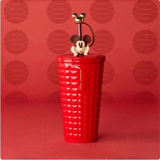 [17/03/2025-15:28-540] Studded Tumbler Disney Mickey With Straw Topper