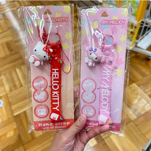 [10/1/2024-11:28-235] Hello Kitty / Melody Hand Strap with 3D Mascot