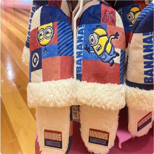 [11/7/2024-08:54-545] Minion Room Shoes Fluffy Usj