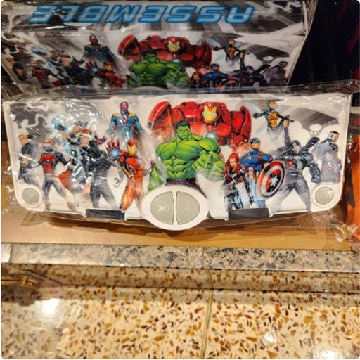 [11/20/2024-19:07-400] Complete Pencase There are scissors, sharpener, insulation, and erasers, Avengers White 